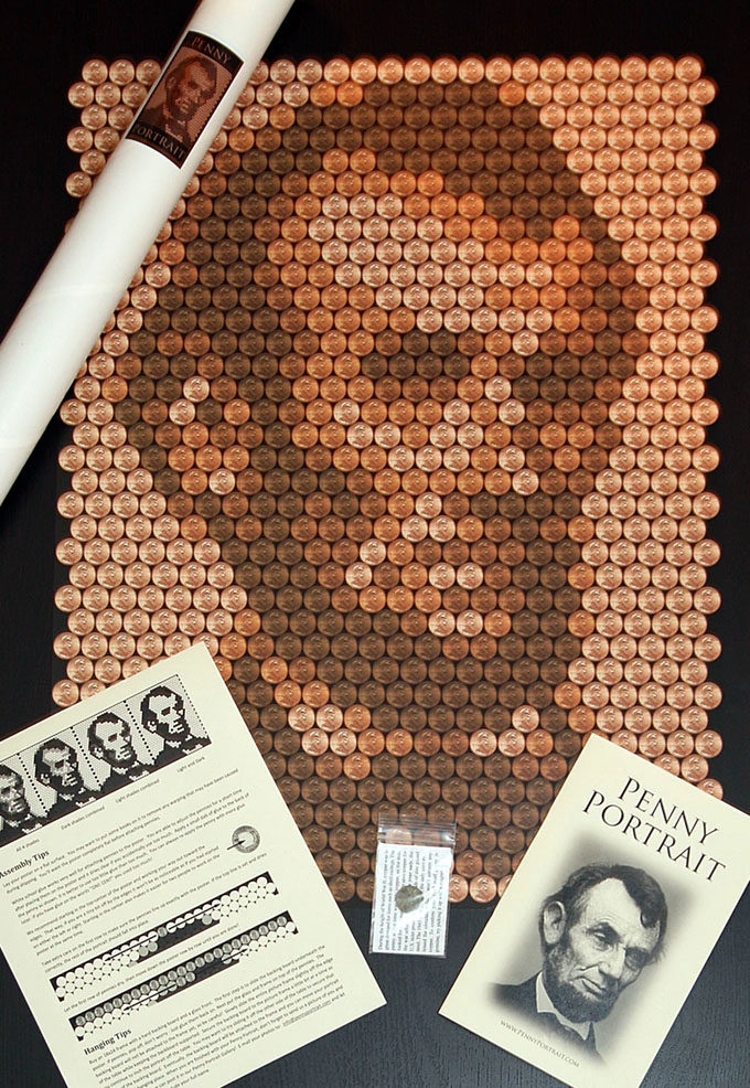 abraham lincoln penny portrait
