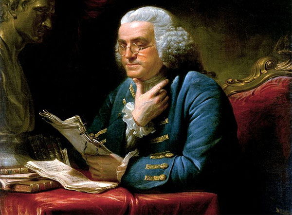 benjamin franklin painting