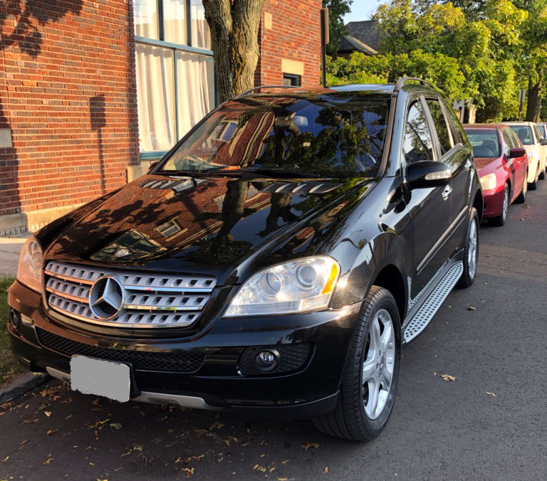 benz ml320 front