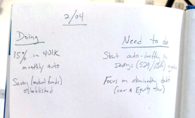 book doodles finance goals
