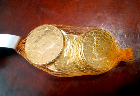chocolate gold coins