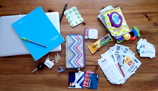 chrystie purse contents