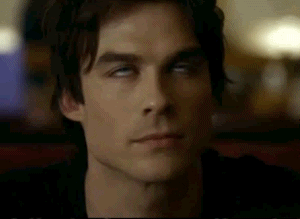 damon rolling eyes