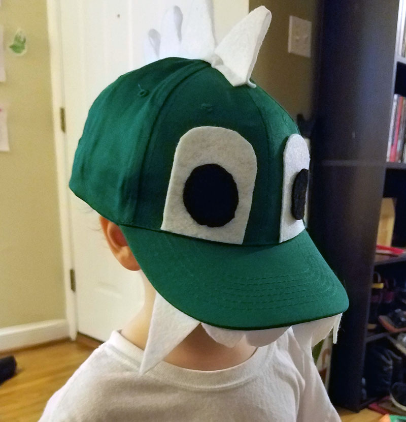 diy dinosaur head