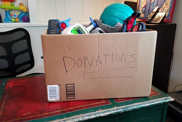 donations box