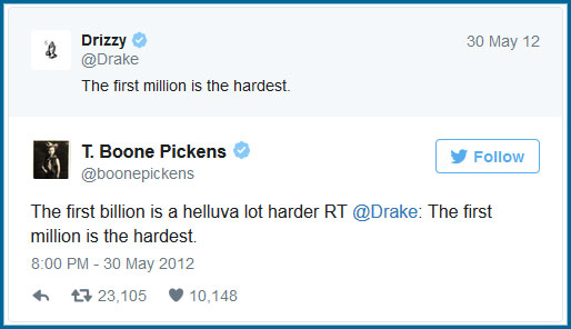 drake t boone pickens tweet