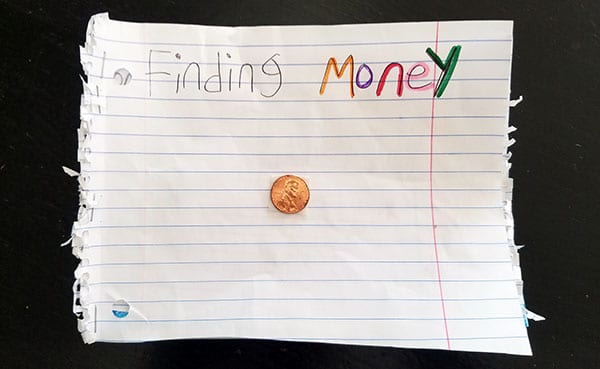 finding money story