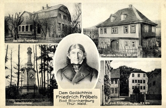friedrich froebel postcard
