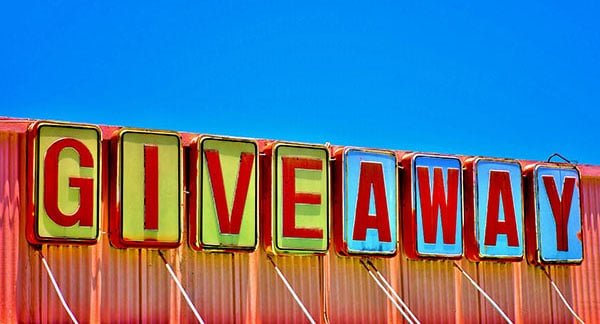 giveaway sign