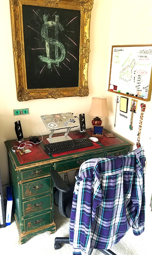 home blogging office