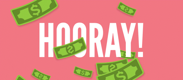 hooray money gif