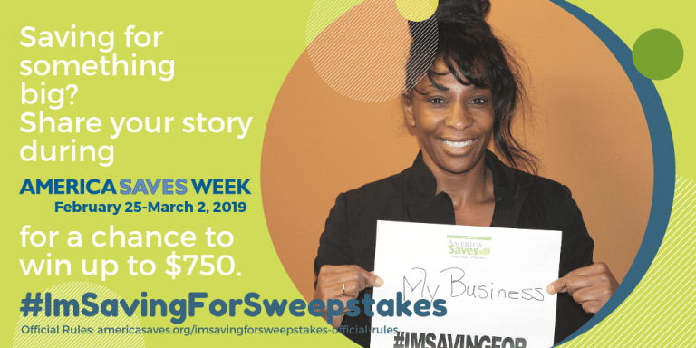 im saving for sweepstakes
