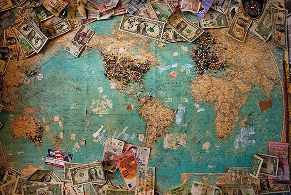 international money map
