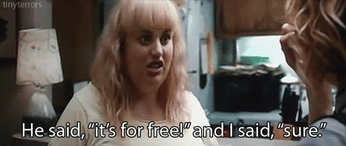 it's for free