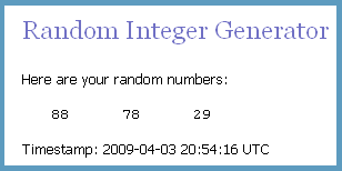 IWTYTBR winning numbers
