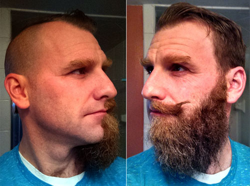 j money beard face-off
