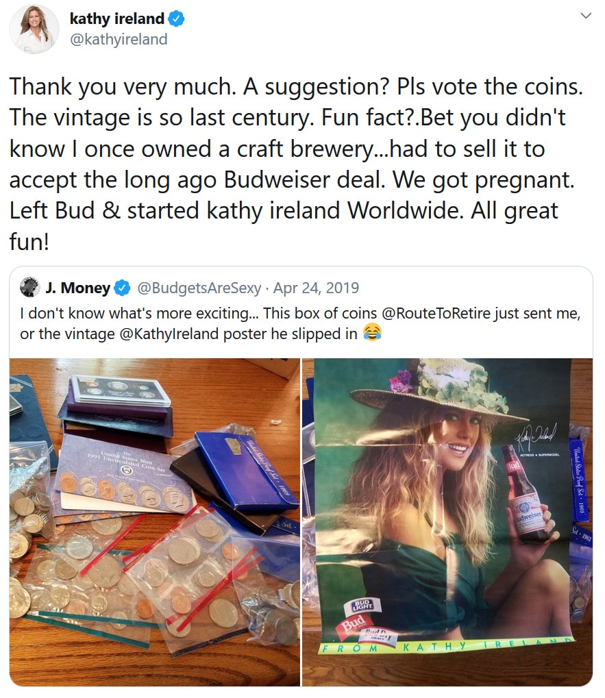 kathy ireland tweet
