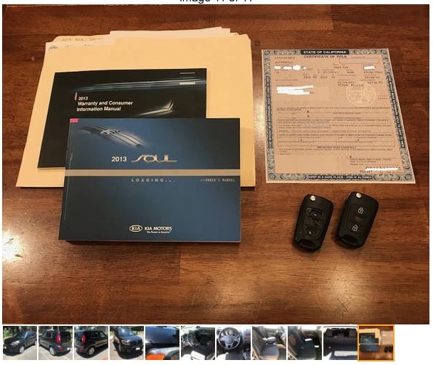 car manual, repair reciepts