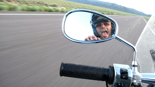 laughing motorcycle
