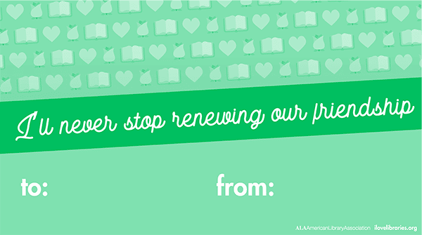 never stop renewing our friendship