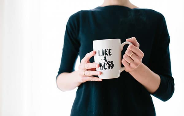 like a boss mug