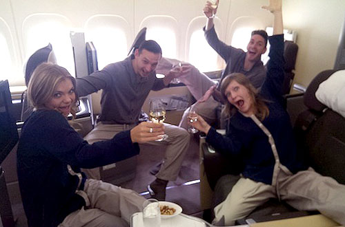 lufthansa first class fun
