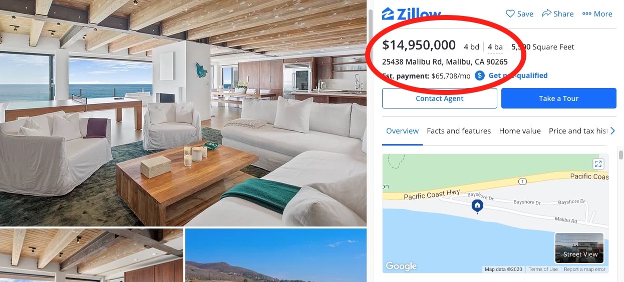 using 1 percent rule for Matt Perry House