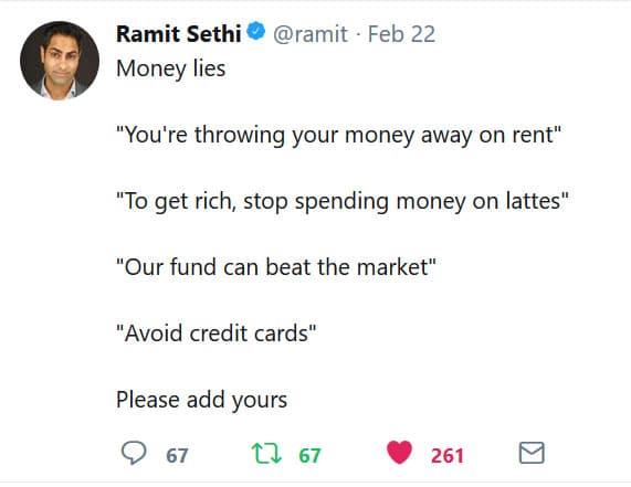 money lies