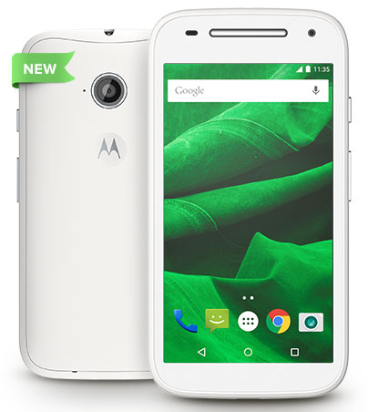 moto e 2nd gen - white