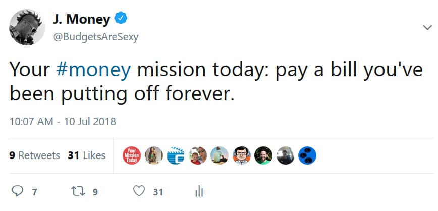 pay a bill finally