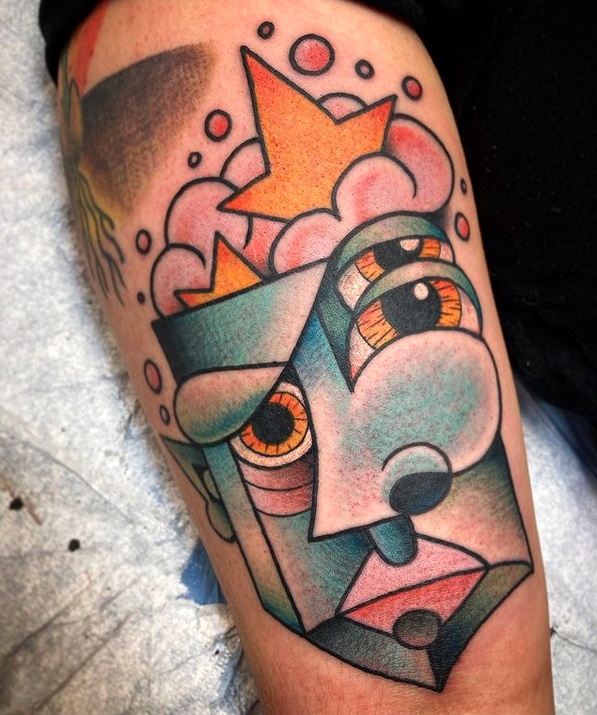 picasso face tattoo