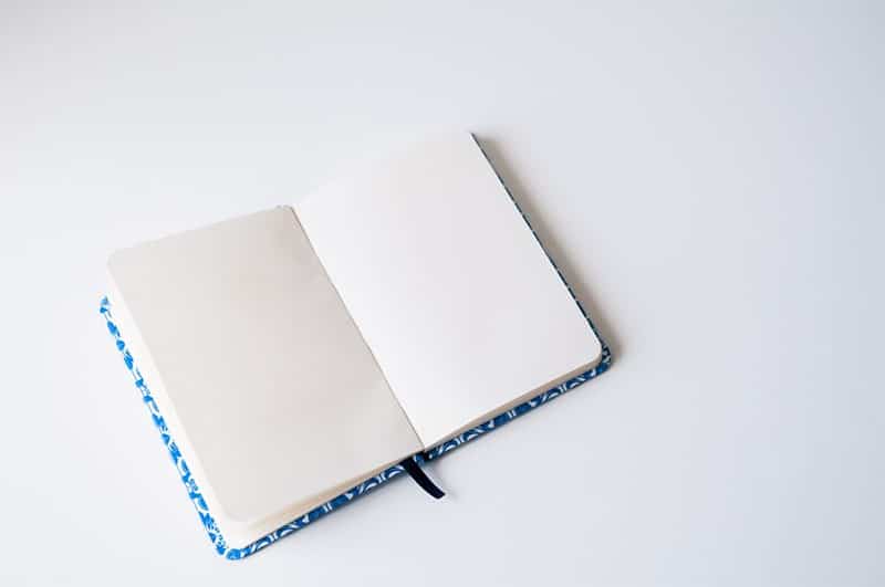 plain notebook