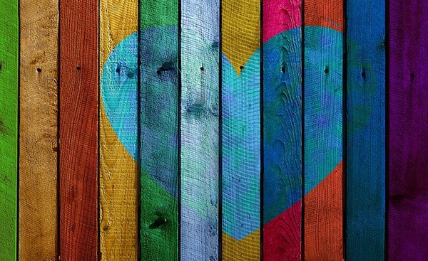 rainbow heart