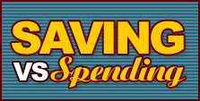 saving vs spending