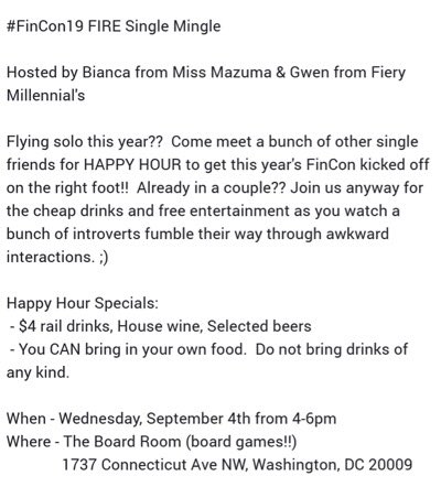 single mingle - fincon