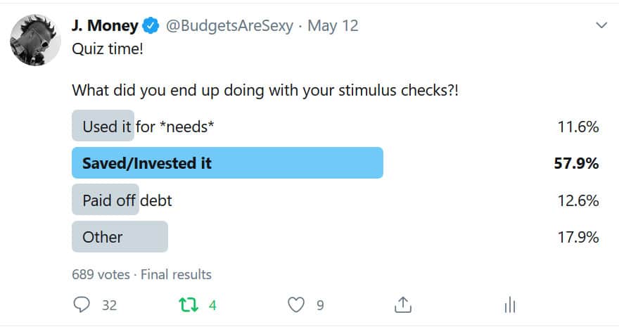 stimulus check poll