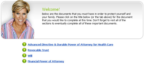 Suze Orman's Will & Trust Kit