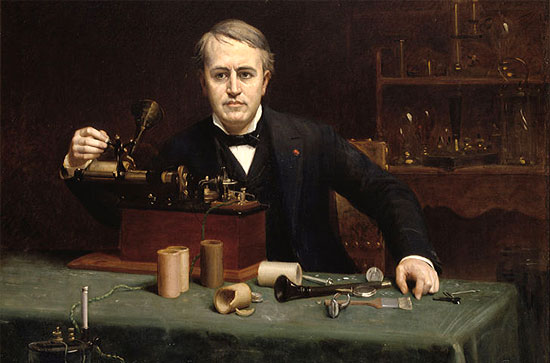 thomas edison painting
