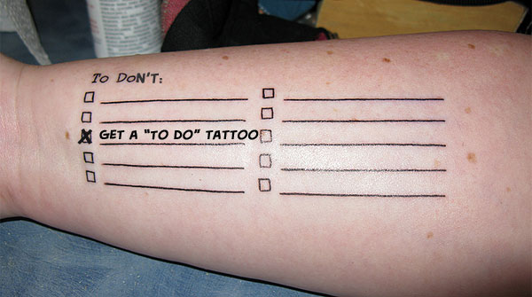 to dont list