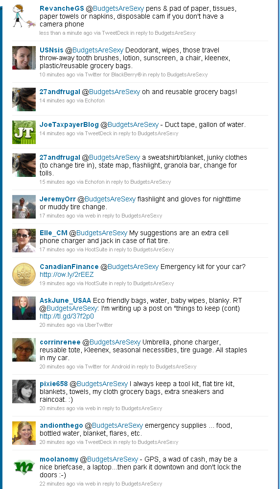twitter car responses