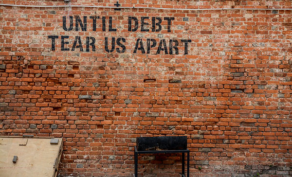 until debt tear us apart
