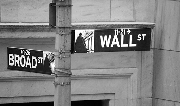 wall street sign