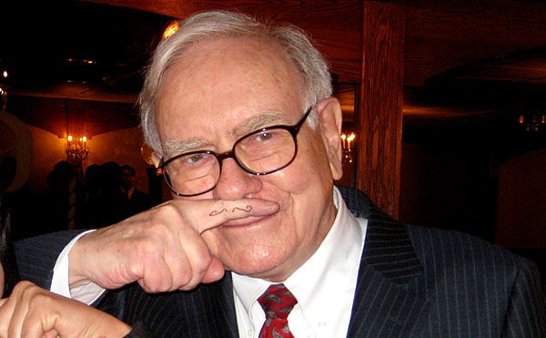 warren buffett mustache