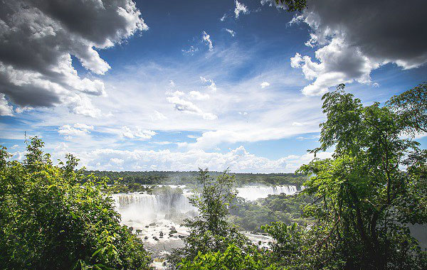 waterfall sky