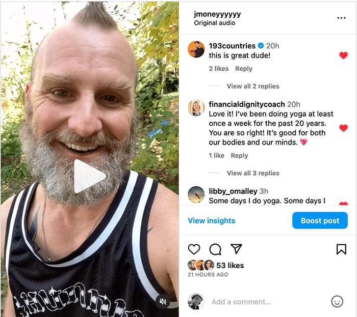 yoga video