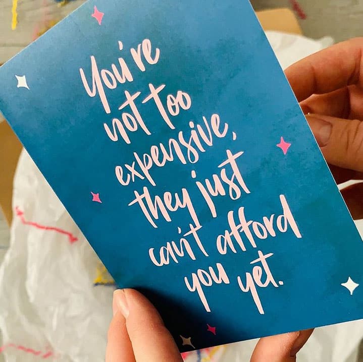 can't afford you card