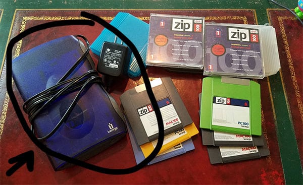 zip drive reader